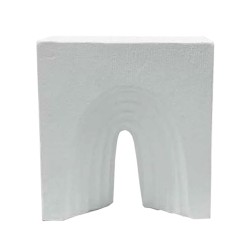 CIRRUS ΔΙΑΚΟΣΜΗΤΙΚΟ 13x6x13cm POLYRESIN ΛΕΥΚΟ