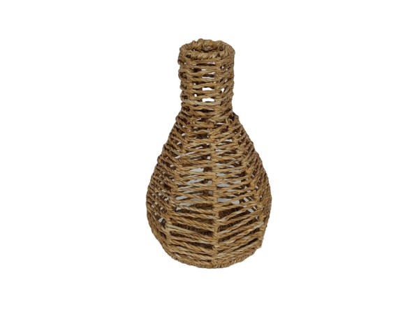 ALMAR ΒΑΖΟ 22x22x35cm SEAGRASS ΦΥΣΙΚΟ ΣΙΔΕΡΟ