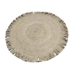AMARA ΧΑΛΑΚΙ 120x120cm ΓΙΟΥΤΑ ΜΠΕΖ