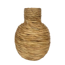 IOS ΒΑΖΟ 21x21x31cm BAMBOO ΦΥΣΙΚΟ
