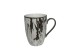 CHIC ΚΟΥΠΑ 8x8x11cm NEW BONE CHINA ΛΕΥΚΟ SILVER