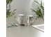 CHIC ΚΟΥΠΑ 8x8x11cm NEW BONE CHINA ΛΕΥΚΟ SILVER