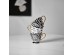 SAFARI ΚΟΥΠΑ 11x11x9cm NEW BONE CHINA ΛΕΥΚΟ ΜΑΥΡΟ ΧΡΥΣΟ