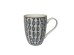 ALL TIME ΚΟΥΠΑ 8x8x11cm NEW BONE CHINA ΛΕΥΚΟ ΜΠΛΕ ΧΡΥΣΟ