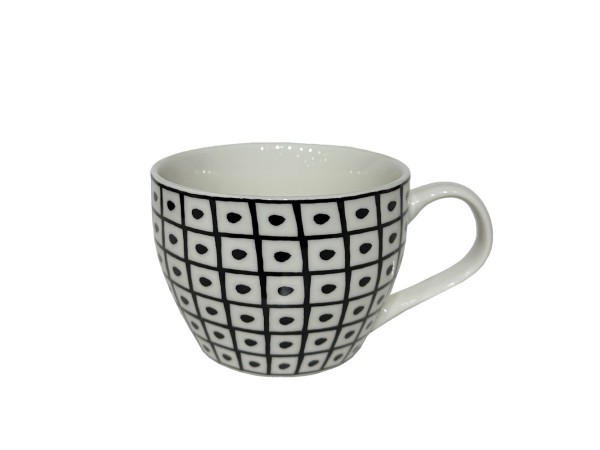 SERAX ΚΟΥΠΑ 11x11x8cm NEW BONE CHINA ΛΕΥΚΟ ΜΑΥΡΟ SERAX ΚΟΥΠΑ 11x11x8cm NEW BONE CHINA ΛΕΥΚΟ ΜΑΥΡΟ