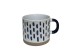 COZY ΚΟΥΠΑ 9x9x8cm STONEWARE ΛΕΥΚΟ MIDNIGHT BLUE ΜΠΕΖ COZY ΚΟΥΠΑ 9x9x8cm STONEWARE ΛΕΥΚΟ MIDNIGHT BLUE ΜΠΕΖ