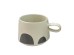 SCANDI ΚΟΥΠΑ 8x8x8cm NEW BONE CHINA ΛΕΥΚΟ ELEPHANT