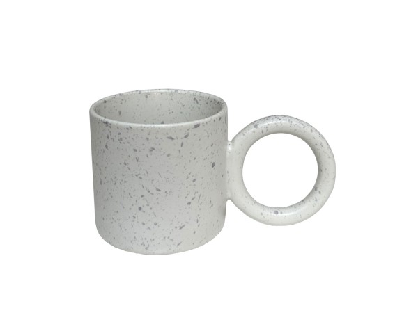 TERRAZZO ΚΟΥΠΑ 8x8x8cm STONEWARE ΛΕΥΚΟ ΓΚΡΙ TERRAZZO ΚΟΥΠΑ 8x8x8cm STONEWARE ΛΕΥΚΟ ΓΚΡΙ