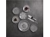 SERAX ΠΙΑΤΟ ΓΛΥΚΟΥ SET 7ΤΜΧ 30x30x3cm NEW BONE CHINA ΛΕΥΚΟ ΜΑΥΡΟ