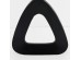 ABSTRACT TRIANGLE ΒΑΖΟ 27x5x32cm ΑΛΟΥΜΙΝΙΟ ΜΑΥΡΟ