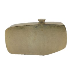 ODEN ΒΑΖΟ 40x7x25cm ΑΛΟΥΜΙΝΙΟ ΧΡΥΣΟ