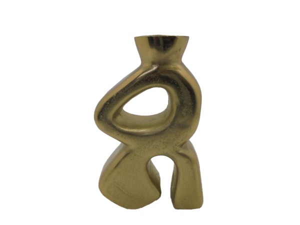 MODERN ΒΑΖΟ 18x7x29cm ΑΛΟΥΜΙΝΙΟ ΧΡΥΣΟ