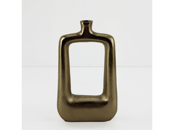NAZAR ΒΑΖΟ 19x6x32cm ΑΛΟΥΜΙΝΙΟ ΧΡΥΣΟ NAZAR ΒΑΖΟ 19x6x32cm ΑΛΟΥΜΙΝΙΟ ΧΡΥΣΟ