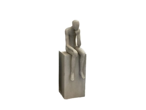 THINKING MAN ΔΙΑΚΟΣΜΗΤΙΚΗ ΦΙΓΟΥΡΑ 23x15x53cm ΤΕΧΝΗΤΗ ΠΕΤΡΑ ΜΠΕΖ THINKING MAN ΔΙΑΚΟΣΜΗΤΙΚΗ ΦΙΓΟΥΡΑ 23x15x53cm ΤΕΧΝΗΤΗ ΠΕΤΡΑ ΜΠΕΖ
