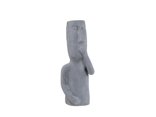 PERU MAN MOUTH ΔΙΑΚΟΣΜΗΤΙΚΗ ΦΙΓΟΥΡΑ 21x20x51cm ΤΕΧΝΗΤΗ ΠΕΤΡΑ ΓΚΡΙ PERU MAN MOUTH ΔΙΑΚΟΣΜΗΤΙΚΗ ΦΙΓΟΥΡΑ 21x20x51cm ΤΕΧΝΗΤΗ ΠΕΤΡΑ ΓΚΡΙ