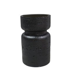 INGER ΚΗΡΟΠΗΓΙΟ 9x9x15cm POLYRESIN ΜΑΥΡΟ