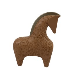 GRAZER ΔΙΑΚΟΣΜΗΤΙΚΟ ΑΛΟΓΟ 16x7x19cm POLYRESIN TERRACOTTA