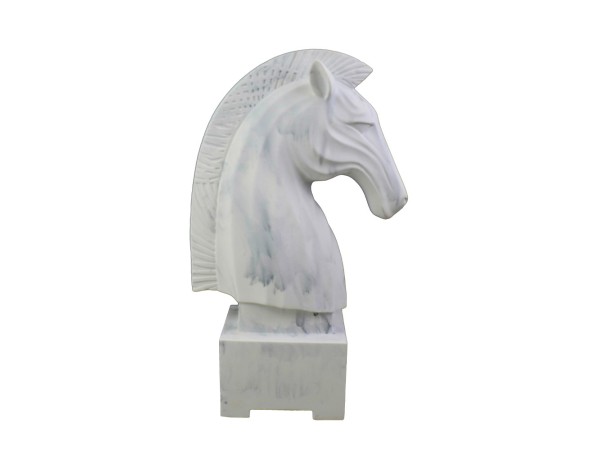 NAPOLEON ΔΙΑΚΟΣΜΗΤΙΚΟ ΑΛΟΓΟ 29x16x45cm POLYRESIN ΛΕΥΚΟ
