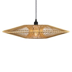 BALI ΦΩΤΙΣΤΙΚΟ ΟΡΟΦΗΣ 60x60x12cm ΜΕΤΑΛΛΟ ΦΥΣΙΚΟ ΣΧΟΙΝΙ