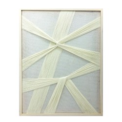QUIET MOMENTS ΠΙΝΑΚΑΣ ΔΙΑΚΟΣΜΗΣΗΣ 60x80x3cm ΞΥΛΟ ΛΕΥΚΟ ΝΗΜΑ ΛΕΥΚΟ