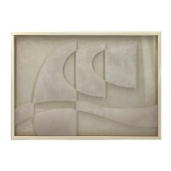 AIRY SHADOWS ΠΙΝΑΚΑΣ ΔΙΑΚΟΣΜΗΣΗΣ 70x50x3cm ΞΥΛΟ ΜΠΕΖ ΜΠΕΖ