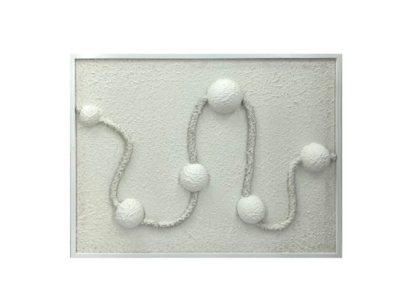 WHITE CLOUDS ΠΙΝΑΚΑΣ ΔΙΑΚΟΣΜΗΣΗΣ 80x60x7cm ΞΥΛΟ ΛΕΥΚΟ ΛΕΥΚΟ