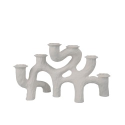DECKER ΚΗΡΟΠΗΓΙΟ 35x14x20cm POLYRESIN ΛΕΥΚΟ