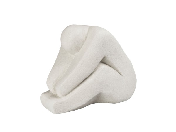 EVERLY ΔΙΑΚΟΣΜΗΤΙΚΗ ΦΙΓΟΥΡΑ 44x28x35cm POLYRESIN ΛΕΥΚΟ