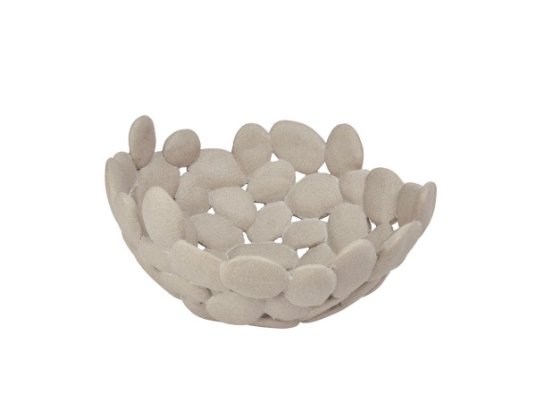 VOTSALO ΜΠΩΛ ΔΙΑΚΟΣΜΗΣΗΣ 33x32x18cm POLYRESIN ΜΠΕΖ