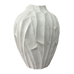 SPETEL ΒΑΖΟ 42x41x53cm POLYRESIN ΛΕΥΚΟ