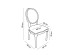 LOUIS ΚΑΡΕΚΛΑ TAUPE ΦΥΣΙΚΟ 49x49x99cm LOUIS ΚΑΡΕΚΛΑ TAUPE ΦΥΣΙΚΟ 49x49x99cm