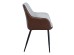 VISITOR ΚΑΡΕΚΛΑ BEIGE TABAC ΜΑΥΡΟ 57.5x57x87cm