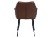 VISITOR ΚΑΡΕΚΛΑ BEIGE TABAC ΜΑΥΡΟ 57.5x57x87cm