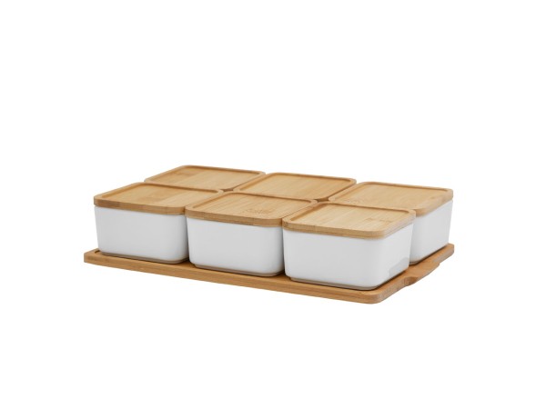 CURVE ΔΟΧΕΙΟ ΑΠΟΘΗΚΕΥΣΗΣ ΜΕ ΚΑΠΑΚΙ SET 6ΤΜΧ 30x19x7cm ΠΟΡΣΕΛΑΝΗ ΛΕΥΚΟ ΦΥΣΙΚΟ BAMBOO CURVE ΔΟΧΕΙΟ ΑΠΟΘΗΚΕΥΣΗΣ ΜΕ ΚΑΠΑΚΙ SET 6ΤΜΧ 30x19x7cm ΠΟΡΣΕΛΑΝΗ ΛΕΥΚΟ ΦΥΣΙΚΟ BAMBOO