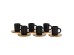 CACTUS ΚΟΥΠΑ ESPRESSO SET 6ΤΜΧ 27x22x6cm ΠΟΡΣΕΛΑΝΗ ΜΑΥΡΟ ΦΥΣΙΚΟ BAMBOO CACTUS ΚΟΥΠΑ ESPRESSO SET 6ΤΜΧ 27x22x6cm ΠΟΡΣΕΛΑΝΗ ΜΑΥΡΟ ΦΥΣΙΚΟ BAMBOO