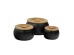 CURVE ΔΟΧΕΙΟ ΑΠΟΘΗΚΕΥΣΗΣ ΜΕ ΚΑΠΑΚΙ SET 3ΤΜΧ 16x16x23cm ΠΟΡΣΕΛΑΝΗ ΜΑΥΡΟ ΦΥΣΙΚΟ BAMBOO CURVE ΔΟΧΕΙΟ ΑΠΟΘΗΚΕΥΣΗΣ ΜΕ ΚΑΠΑΚΙ SET 3ΤΜΧ 16x16x23cm ΠΟΡΣΕΛΑΝΗ ΜΑΥΡΟ ΦΥΣΙΚΟ BAMBOO
