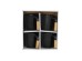 NORDIC ΚΟΥΠΑ SET 4ΤΜΧ 13x23x9cm ΠΟΡΣΕΛΑΝΗ ΜΑΥΡΟ ΦΥΣΙΚΟ BAMBOO