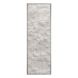 BREATH OF ART ΠΙΝΑΚΑΣ ΔΙΑΚΟΣΜΗΣΗΣ 40x120x4cm ΚΑΜΒΑΣ ΜΠΕΖ ΧΡΥΣΟ ΞΥΛΟ