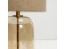 BEXLEY ΦΩΤΙΣΤΙΚΟ ΕΠΙΤΡΑΠΕΖΙΟ 43x43x79cm ΓΥΑΛΙ ΜΕΛΙ ΧΡΥΣΟ ΛΙΝΟ ΜΠΕΖ