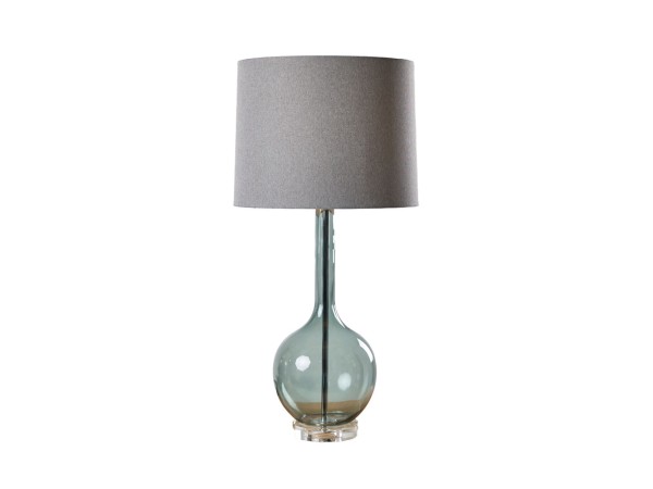 MAYVEN ΦΩΤΙΣΤΙΚΟ ΕΠΙΤΡΑΠΕΖΙΟ 36x36x71cm ΚΡΥΣΤΑΛΛΟ ΔΙΑΦΑΝΟ ΜΠΛΕ ΑΣΗΜΙ ΛΙΝΟ ΓΚΡΙ
