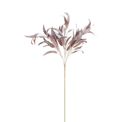 EUCALYPTUS LEAVES ΚΛΑΔΙ ΤΕΧΝΗΤΟ 101cm ΥΦΑΣΜΑ ΜΩΒ ΓΚΡΙ PVC