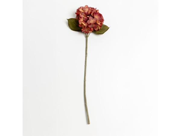 HYDRANGEA ΛΟΥΛΟΥΔΙ ΤΕΧΝΗΤΟ 67cm POLYESTER ΜΠΟΡΝΤΩ ΚΙΤΡΙΝΟ ΠΡΑΣΙΝΟ