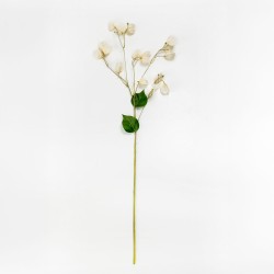LANTERN FLOWER ΛΟΥΛΟΥΔΙ ΤΕΧΝΗΤΟ 90cm POLYESTER ΜΠΕΖ ΠΡΑΣΙΝΟ