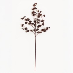 DANCING ORCHID ΛΟΥΛΟΥΔΙ ΤΕΧΝΗΤΟ 81cm POLYESTER ΚΑΦΕ