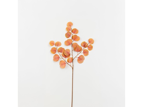 EUCALYPTUS ΚΛΑΔΙ ΤΕΧΝΗΤΟ 84cm POLYESTER TERRACOTTA