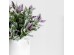 SENECIO CINERARIA ΚΛΑΔΙ ΤΕΧΝΗΤΟ 76cm POLYESTER ΠΡΑΣΙΝΟ ΜΩΒ