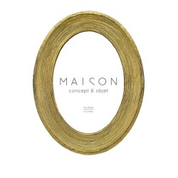 VALENS ΚΟΡΝΙΖΑ 18x2x23cm POLYRESIN ΧΡΥΣΟ ΓΥΑΛΙ