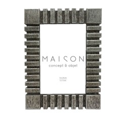 KASEN ΚΟΡΝΙΖΑ 18x2x23cm POLYRESIN ΑΣΗΜΙ ΓΥΑΛΙ