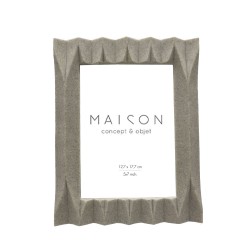 PLISSE ΚΟΡΝΙΖΑ 18x2x23cm POLYRESIN ΜΠΕΖ ΓΥΑΛΙ