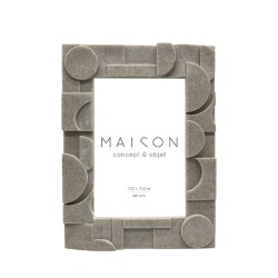 ROCK ΚΟΡΝΙΖΑ 16x2x21cm POLYRESIN ΜΠΕΖ ΓΥΑΛΙ